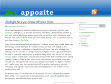 Tablet Screenshot of dev.appozite.com